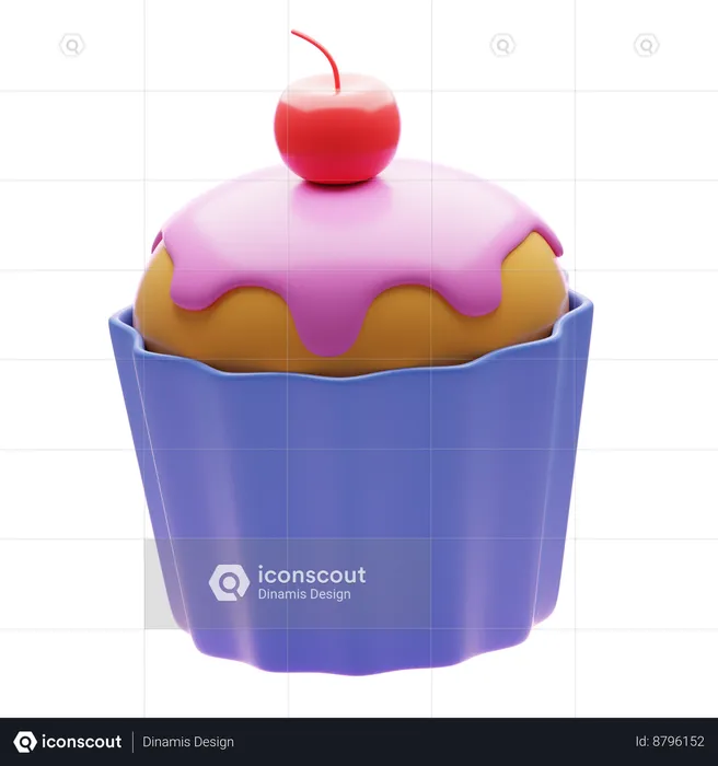 CUPCAKE  3D Icon