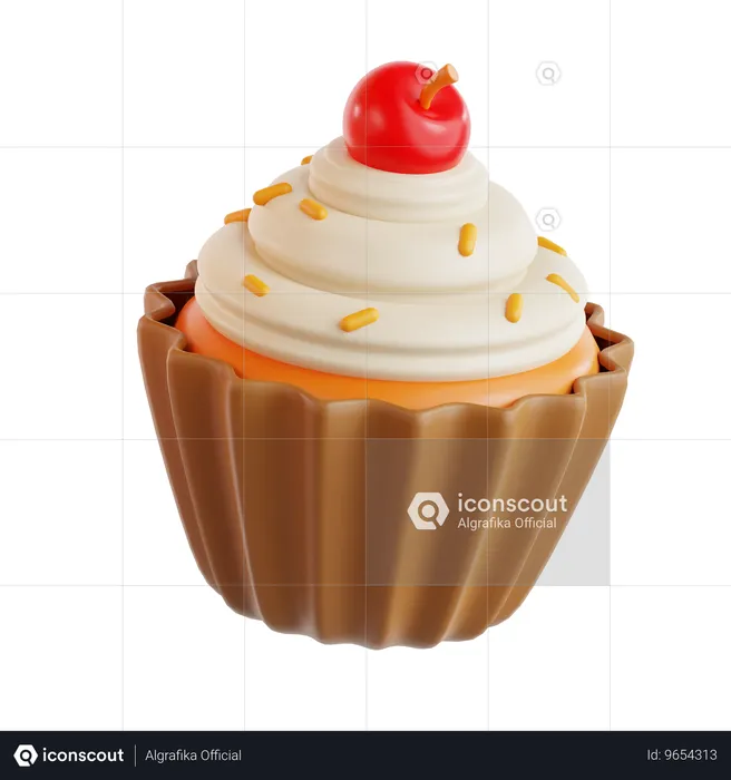 Cupcake  3D Icon