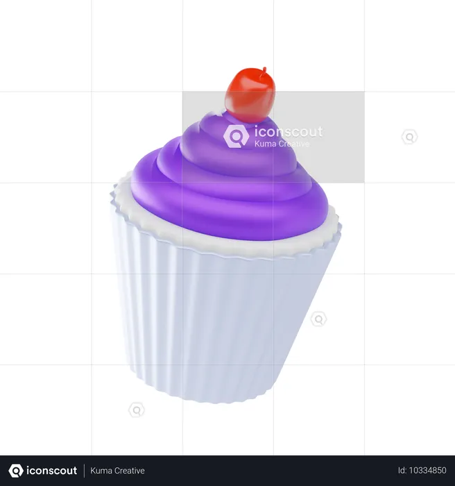 カップケーキ  3D Icon