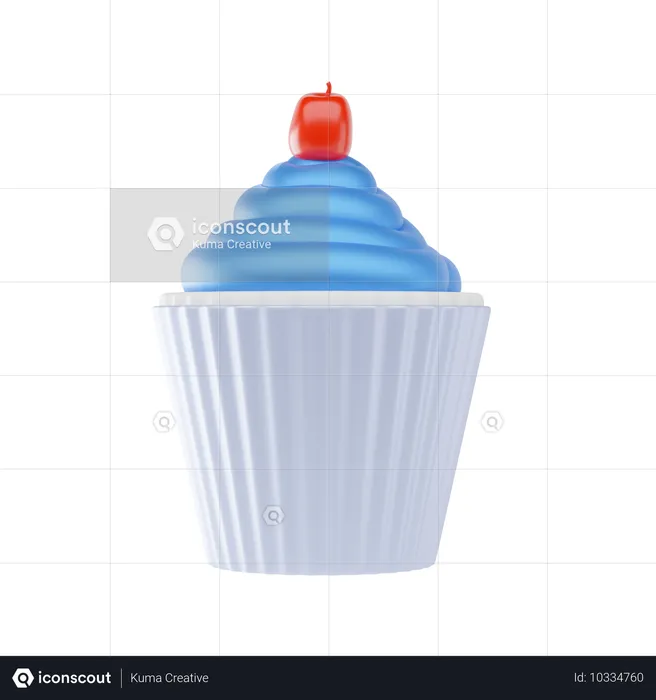 Cupcake  3D Icon