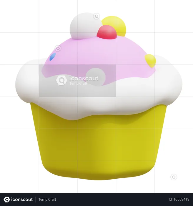 Petit gâteau  3D Icon