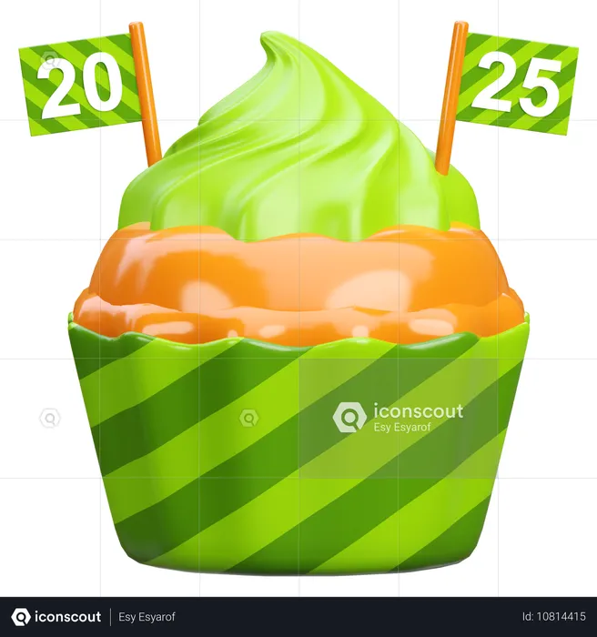 Cupcake  3D Icon