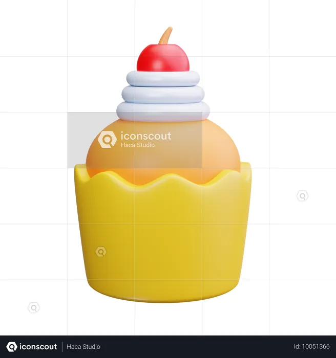 Cupcake  3D Icon