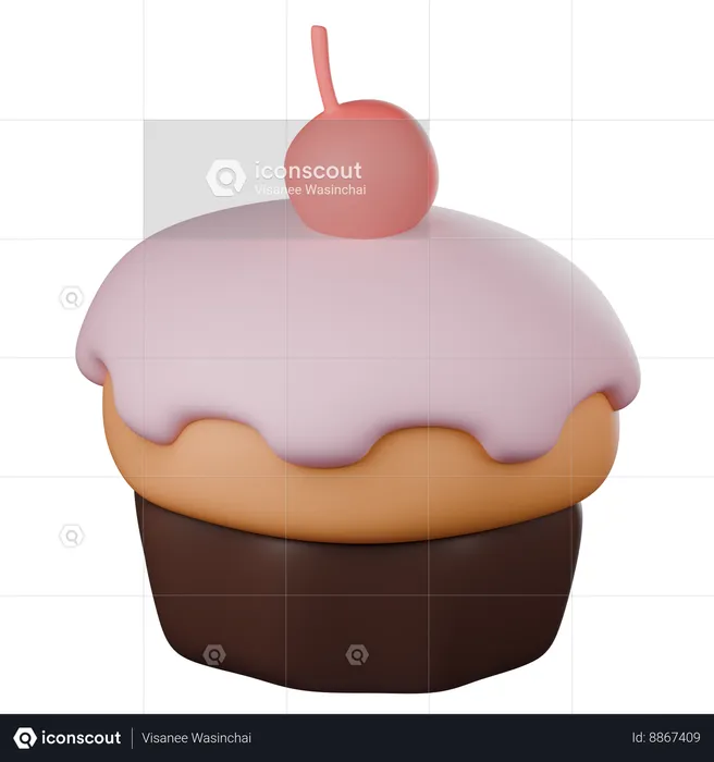 Cupcake  3D Icon