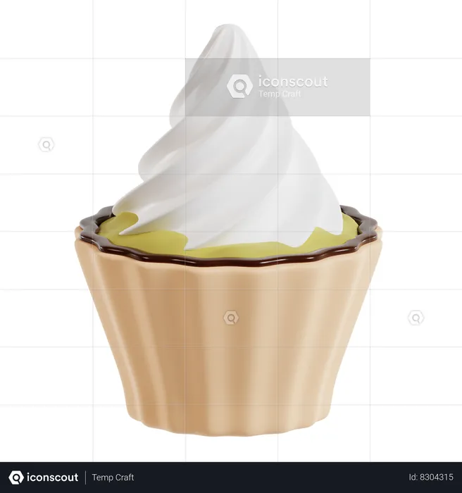 Cupcake  3D Icon