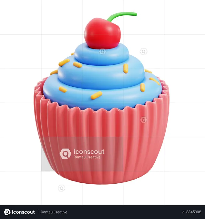 Cupcake  3D Icon