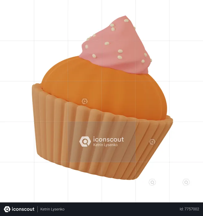 Cupcake  3D Icon