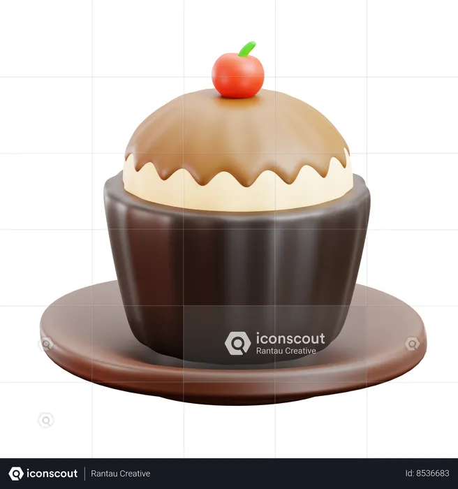 Cupcake  3D Icon