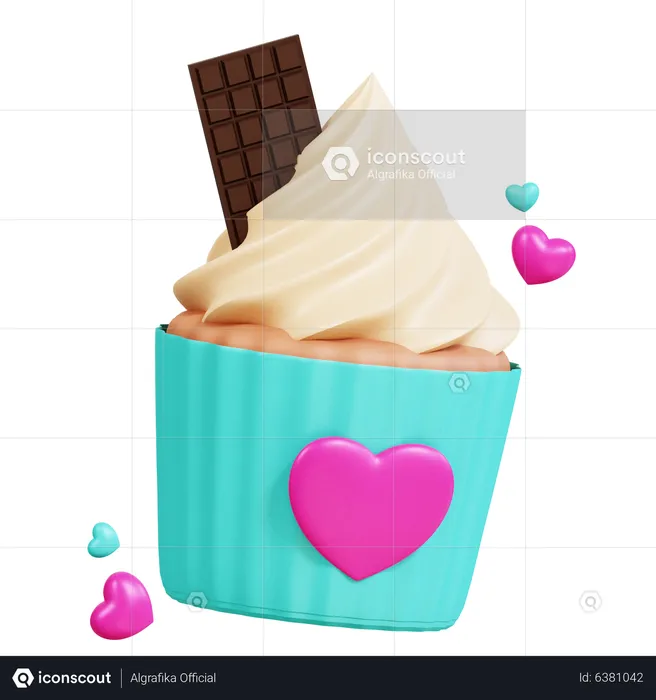 Cupcake  3D Icon