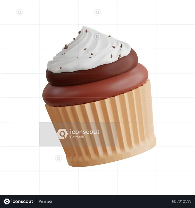 Cupcake  3D Icon