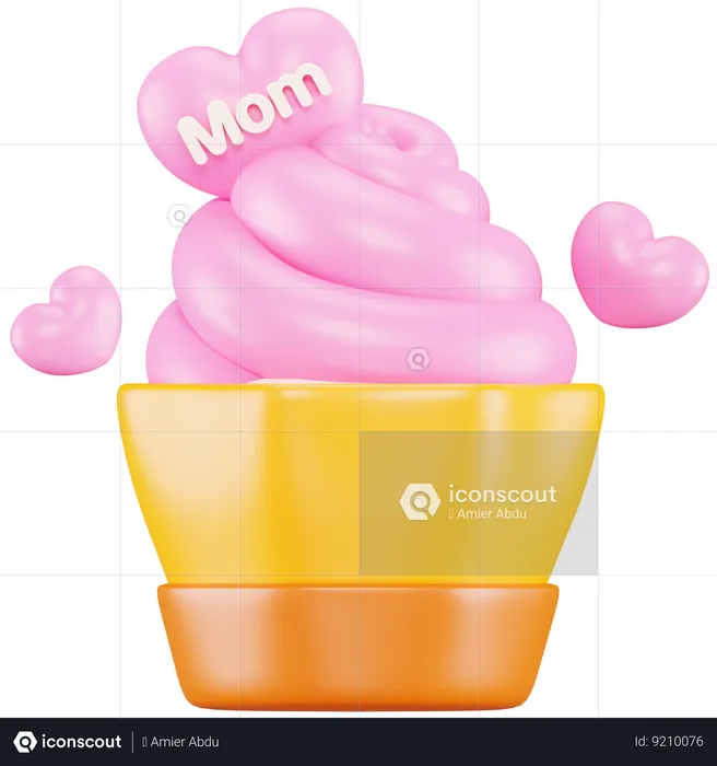 Cupcake  3D Icon