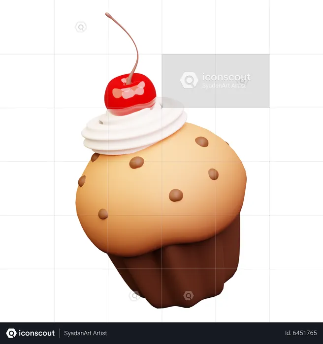 Cupcake  3D Icon