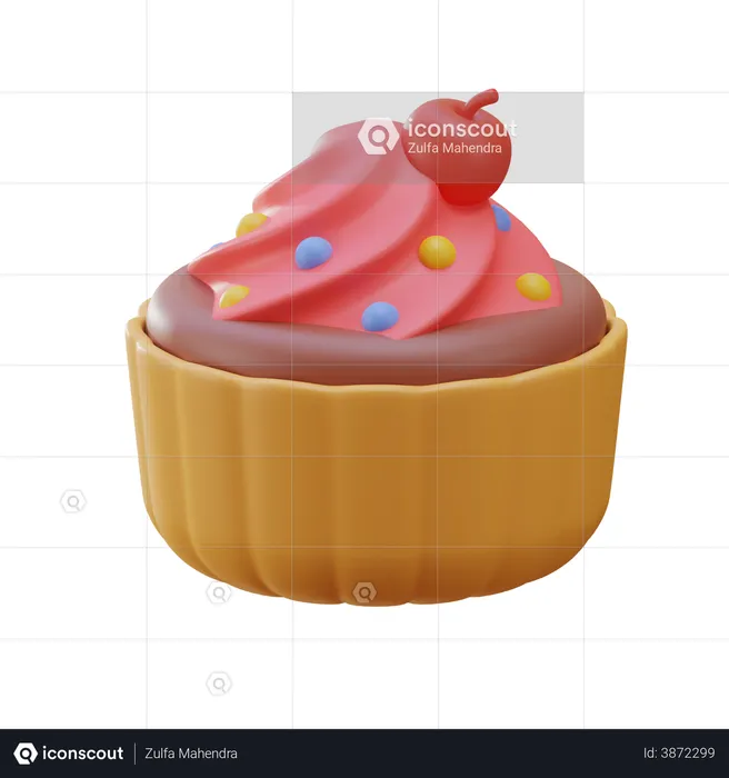 Cupcake  3D Icon