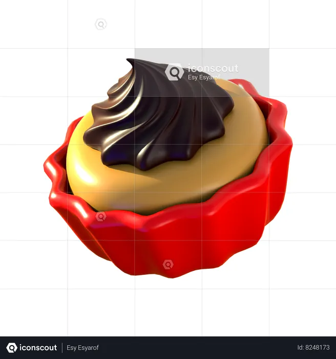 Cupcake  3D Icon