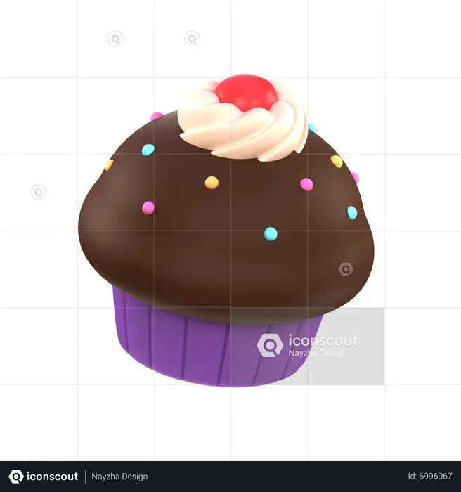 Cupcake  3D Icon