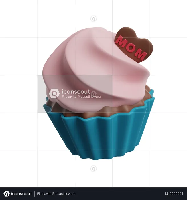 Cupcake  3D Icon