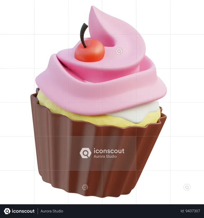 Cupcake  3D Icon