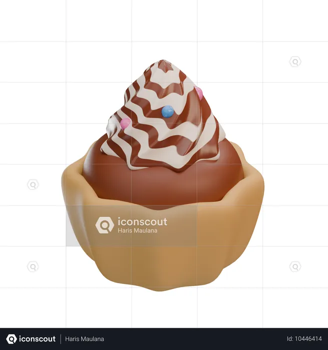 Cupcake  3D Icon