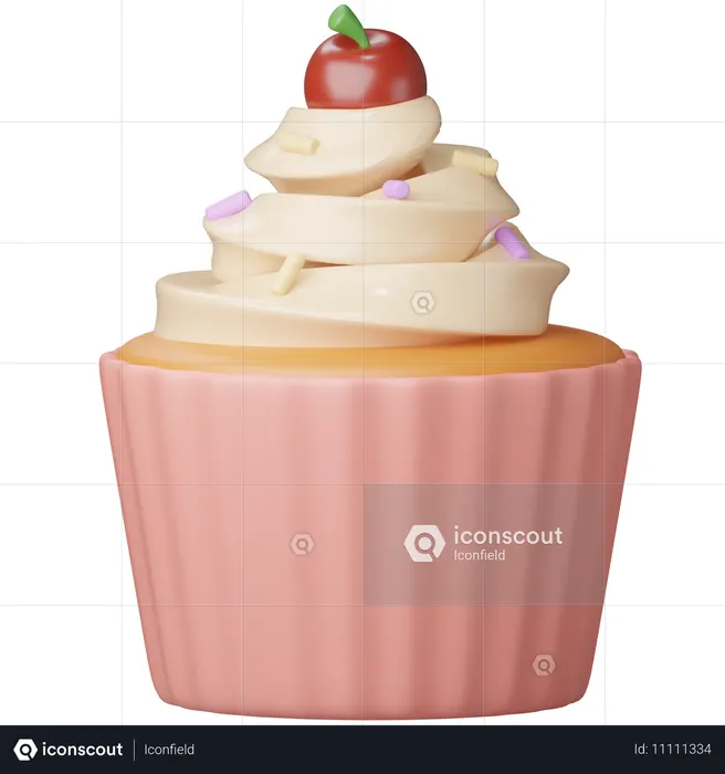 Cupcake  3D Icon
