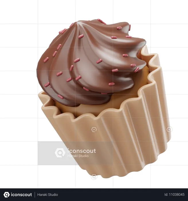 Cupcake  3D Icon