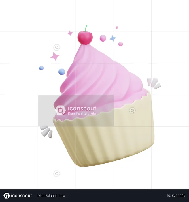 Cupcake  3D Icon