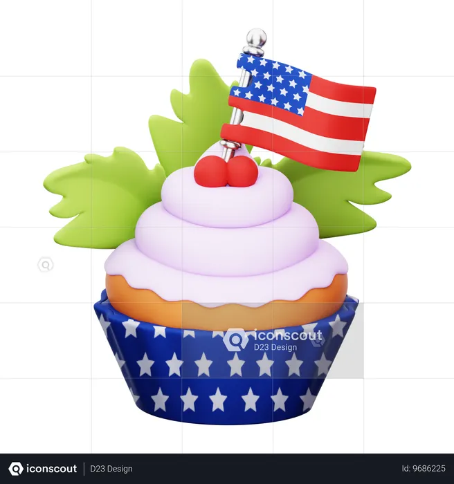 Cupcake  3D Icon