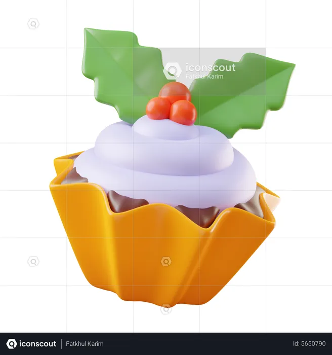 Cupcake  3D Icon