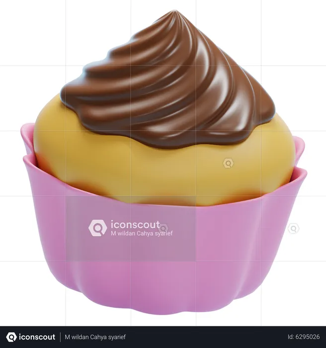 Cupcake  3D Icon