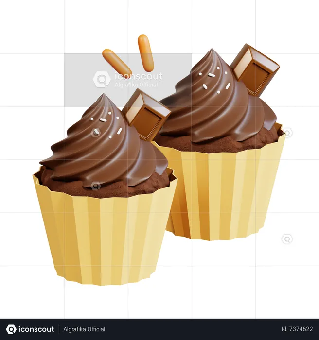 Cupcake  3D Icon