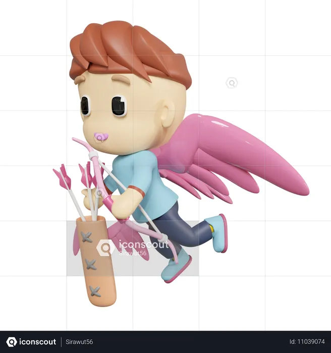 Cupid  3D Illustration