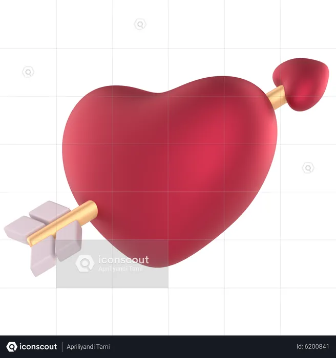 Cupid Arrow  3D Icon