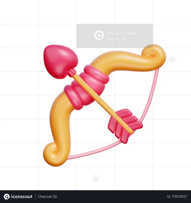 Cupid Arrow  3D Icon