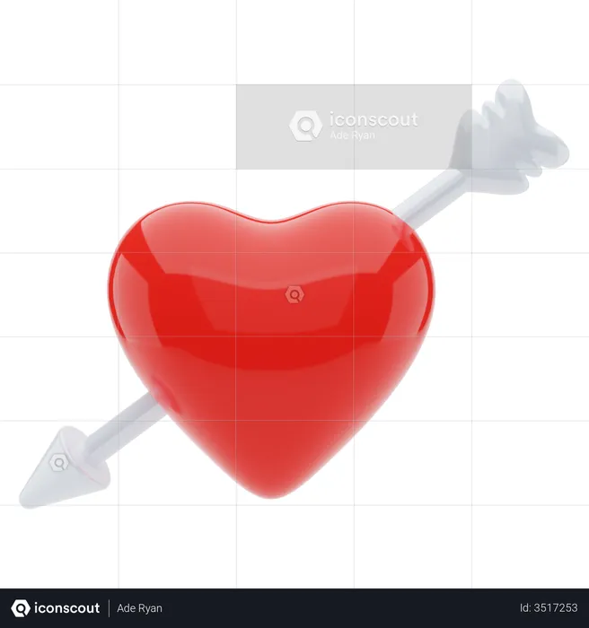 Cupid Love  3D Illustration