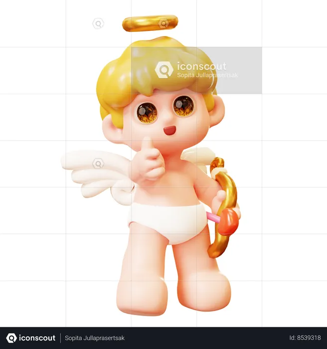 Cupido señalándote  3D Icon