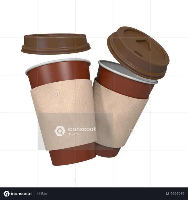 Cups  3D Icon