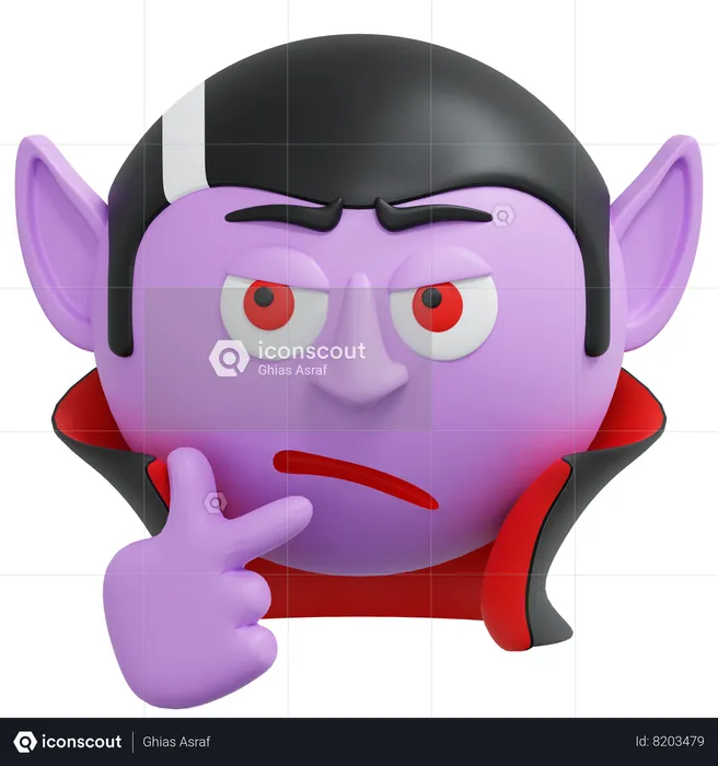 Vampire curieux  3D Icon