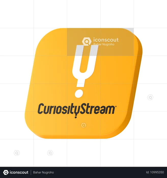 Curiosity Stream Logo Logo 3D Icon