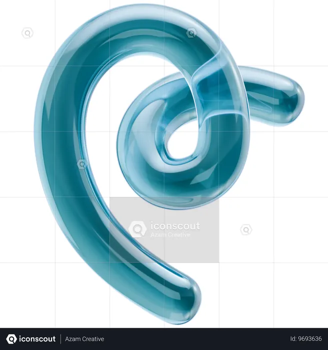 Curl Shape  3D Icon