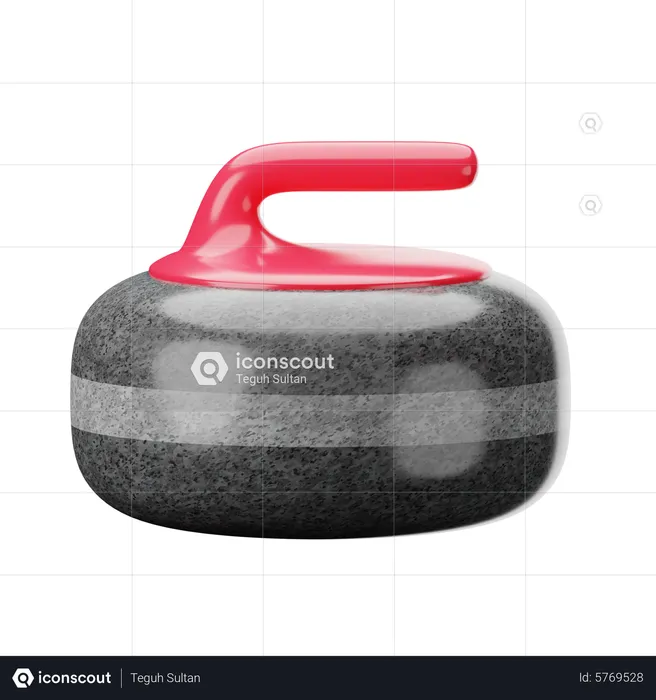 Curling Ball  3D Icon