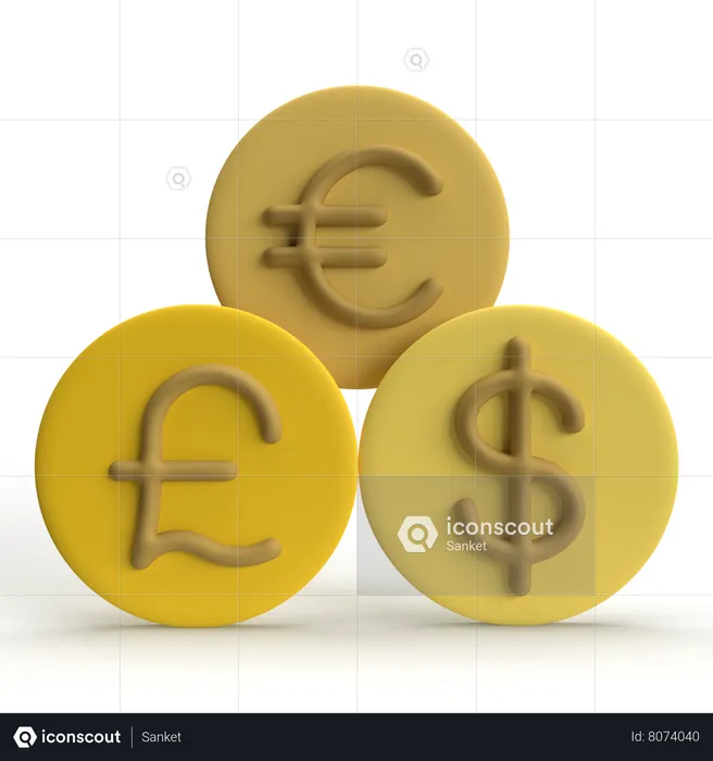 Currency  3D Icon