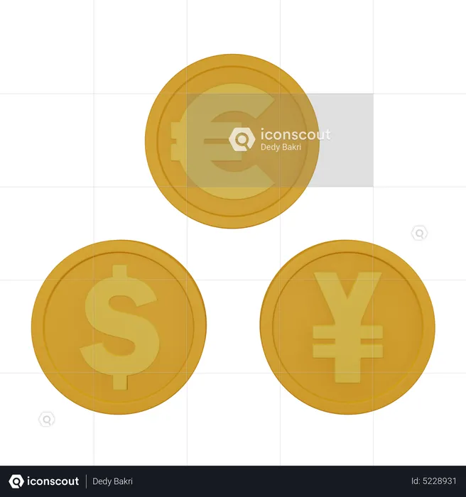 Currency  3D Icon