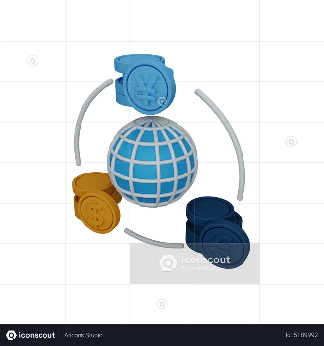 Currency  3D Icon