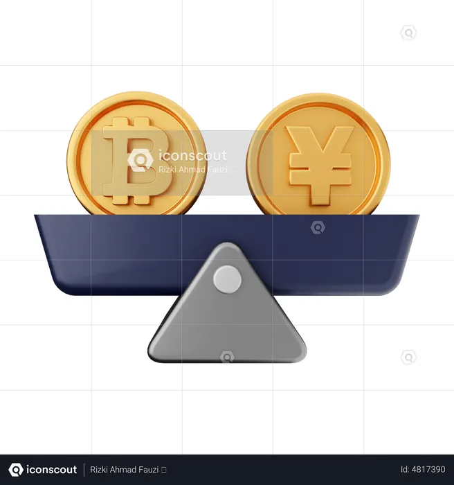 Currency Balancing  3D Icon