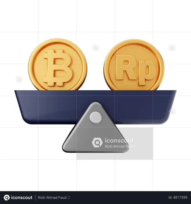 Currency Balancing  3D Icon