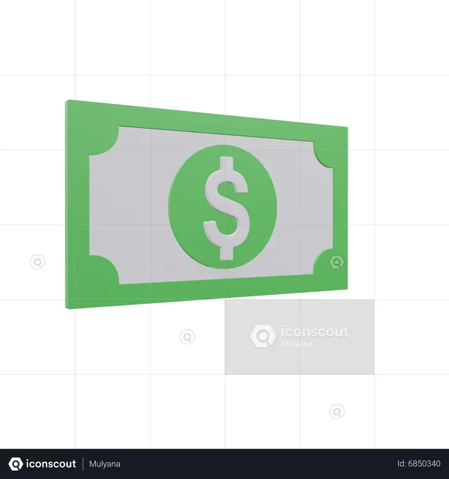 Currency dollar  3D Icon
