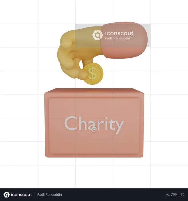 Currency Donation  3D Icon
