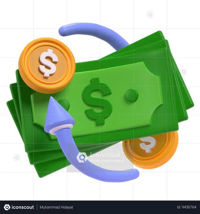 Currency Excange  3D Icon
