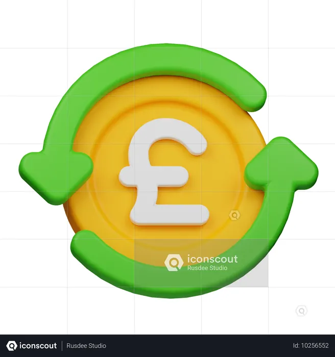 환전소  3D Icon