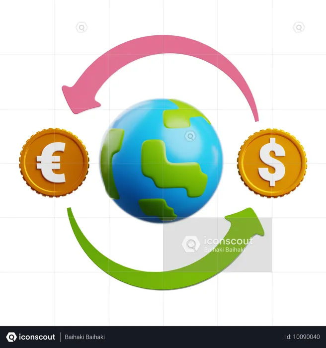 Currency Exchange  3D Icon