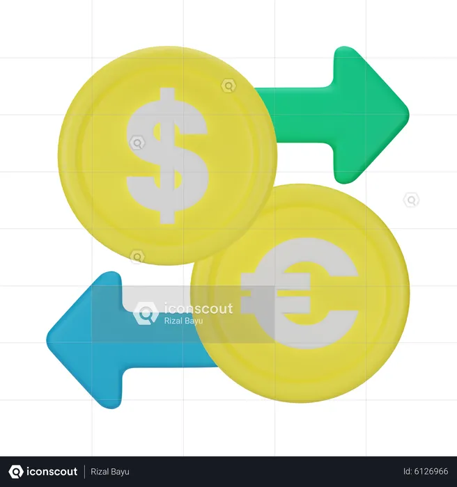 Currency Exchange  3D Icon